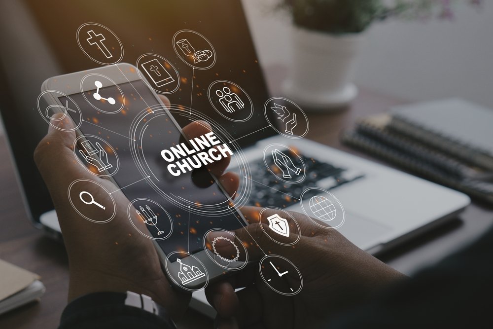 Joining Online Church through a Mobile Phone